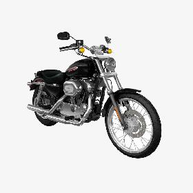 H-D Sportster 1200 XL Custom 2009 3D model